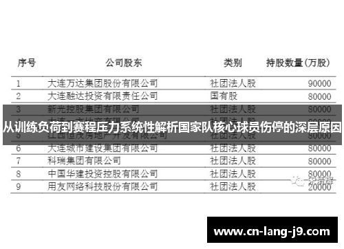 从训练负荷到赛程压力系统性解析国家队核心球员伤停的深层原因