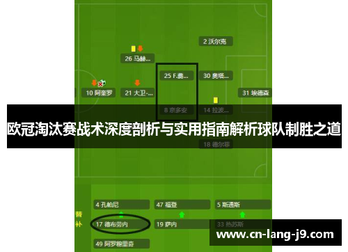 欧冠淘汰赛战术深度剖析与实用指南解析球队制胜之道